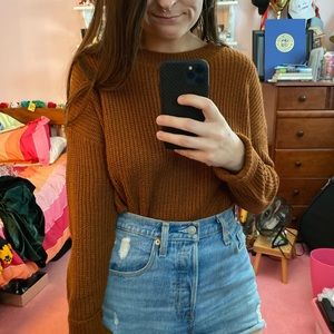 Brown sweater